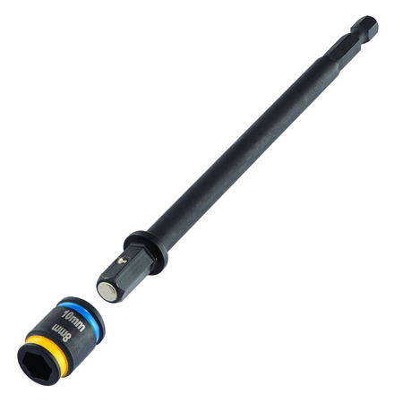 MALCO MSHXLCM2 8 mm & 10 mm 6 in. Cleanable Hex Nut Driver MSHXLCM2